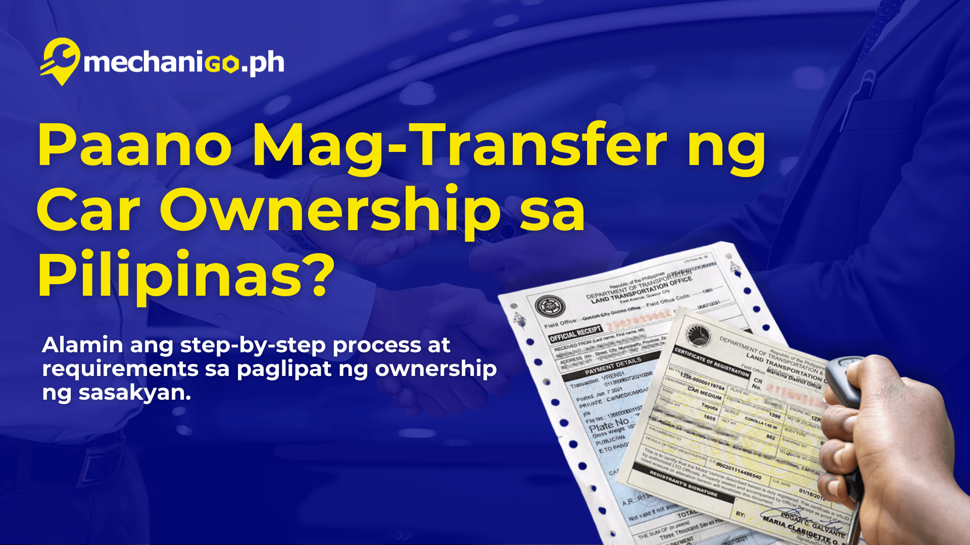 Paano Mag-transfer ng Car Ownership sa Pilipinas?