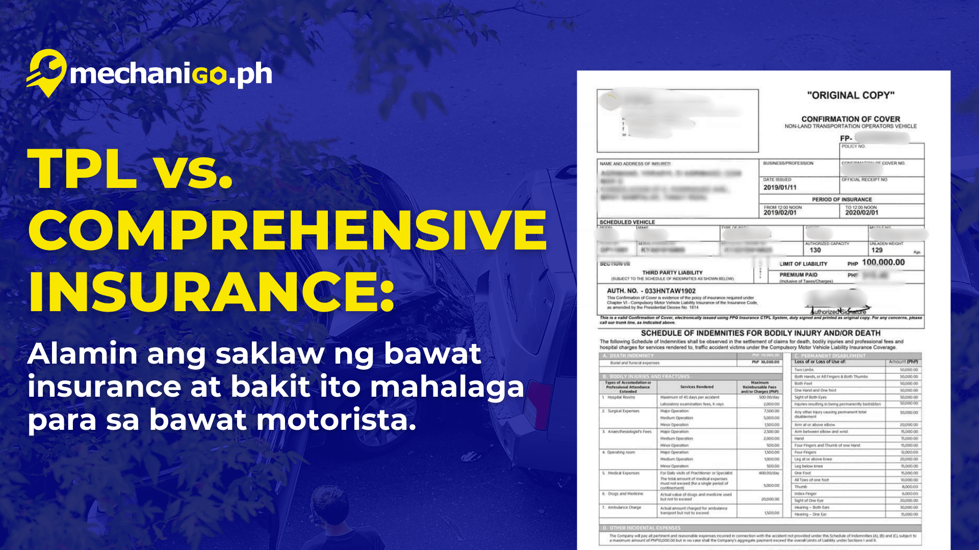 TPL vs. Comprehensive Car Insurance sa Pilipinas: Ano ang Coverage at Alin ang Mas Kailangan Mo?